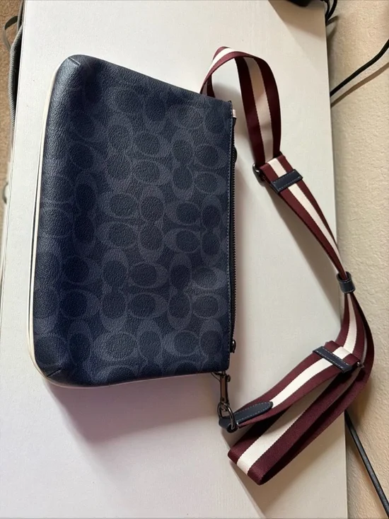 Coach Navy Crossbody - Picture 2 of 5